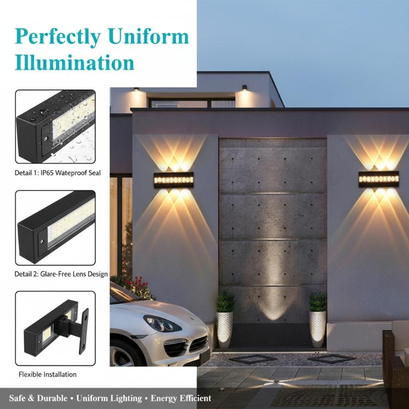 Outdoor Lighting Sconce - Outdoor Waterproof Wall Light 10W 8W