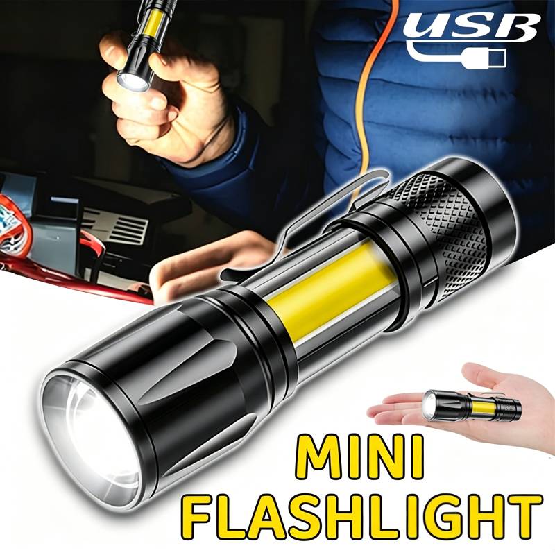 Outdoor Lighting Landscape - Mini LED Flashlight COB Floodlight Portable