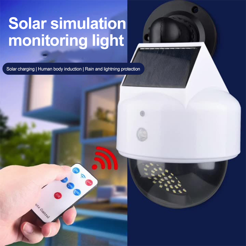 Outdoor Lighting Sconce - Solar Simulation Camera Motion Sensor Virtual