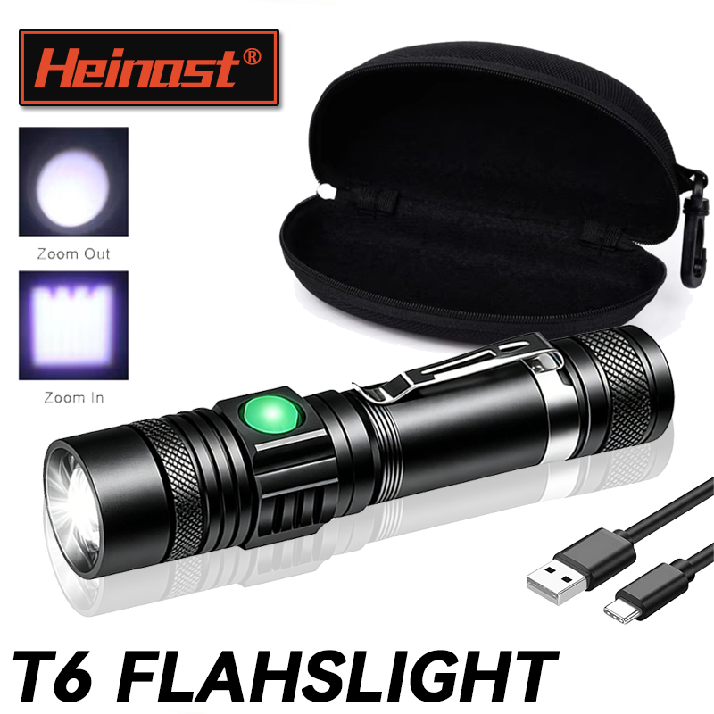 T6 LED Rechargeable Flashlight - Outdoor Lighting Landscape ulasan dan harga