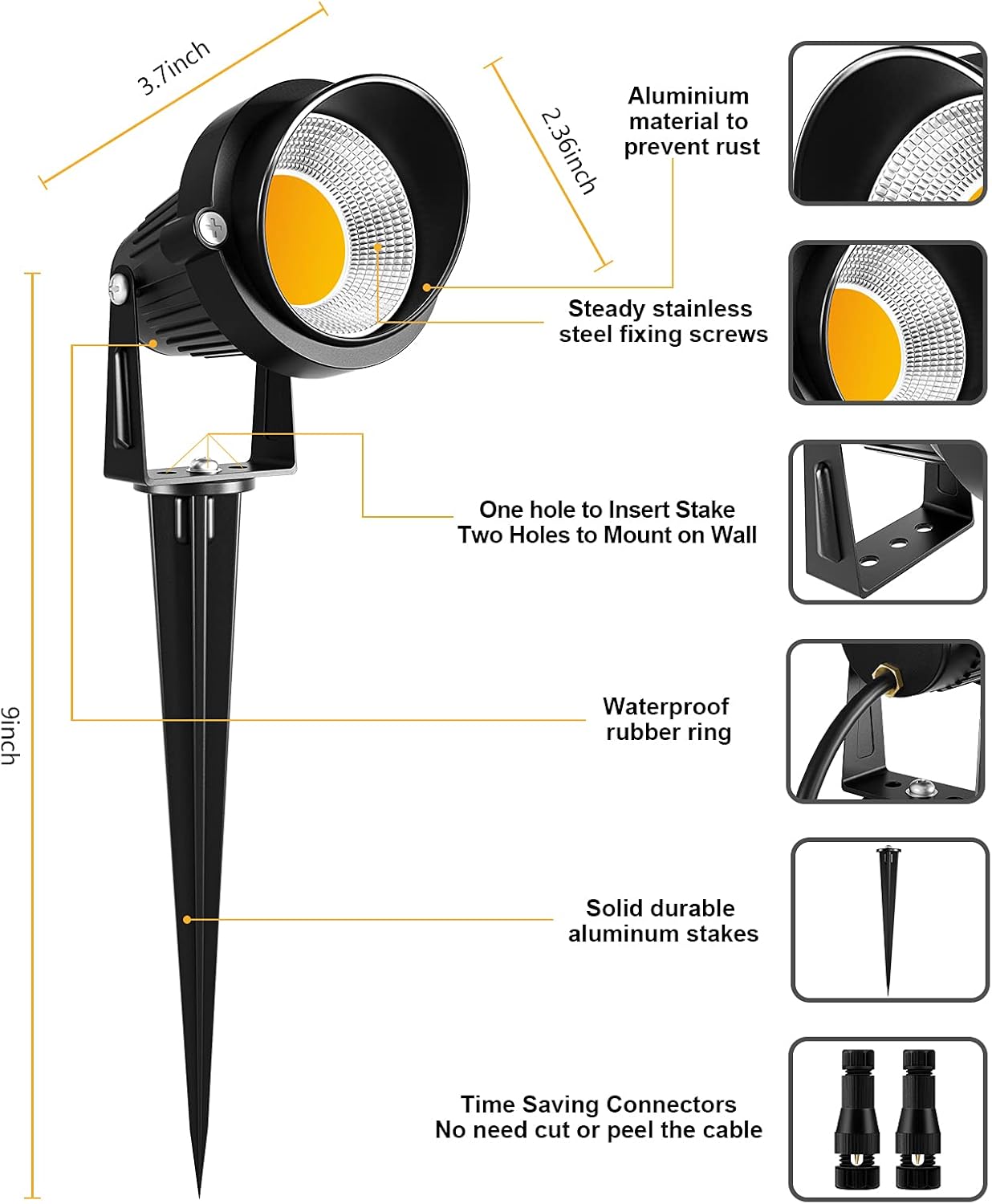 10W LED Landscape Lights with  - Outdoor Lighting Landscape ulasan dan harga