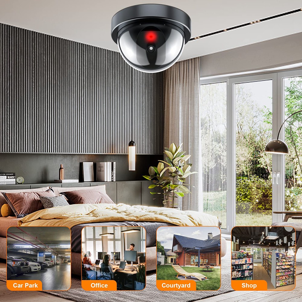 Dummy Security Camera,Fake Cam - Outdoor Lighting Wireless ulasan dan harga