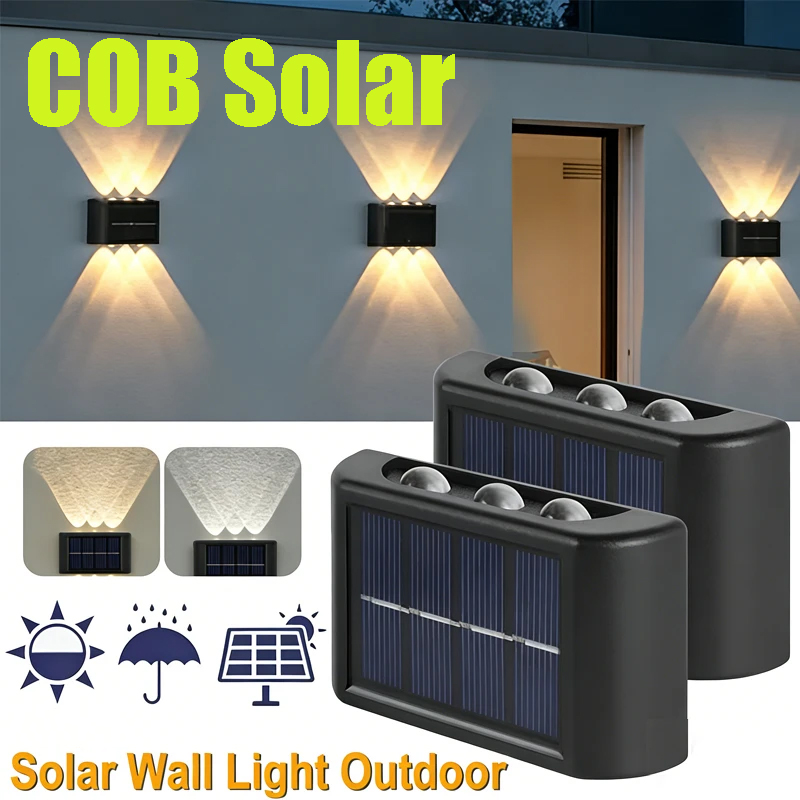 COB Solar Wall Lamp Outdoor Wa - Outdoor Lighting Sconce ulasan dan harga