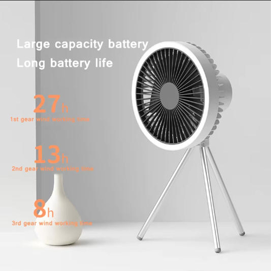 Portable Camping Fan With LED  - Outdoor Lighting Wireless ulasan dan harga