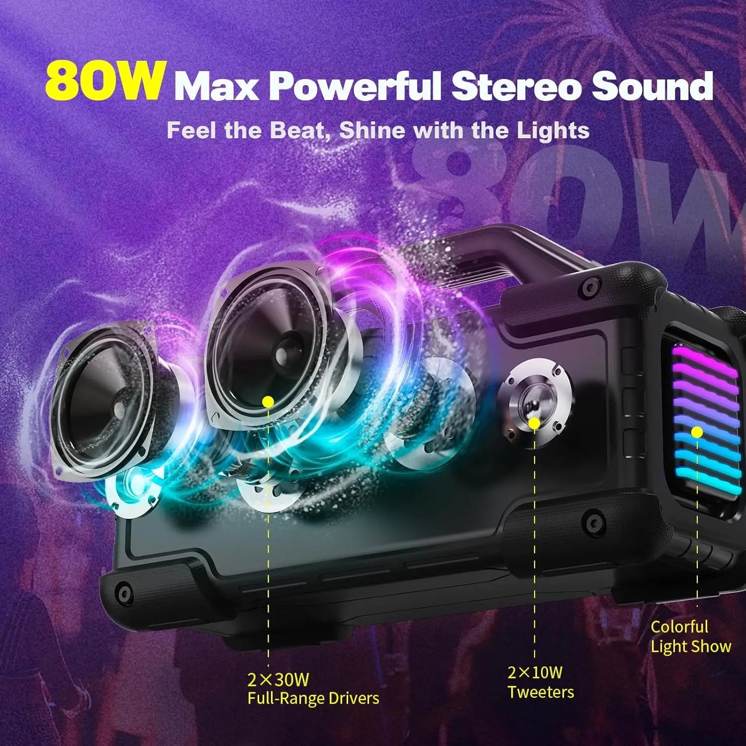Portable Bluetooth Speaker Wir - Outdoor Lighting Wireless ulasan dan harga