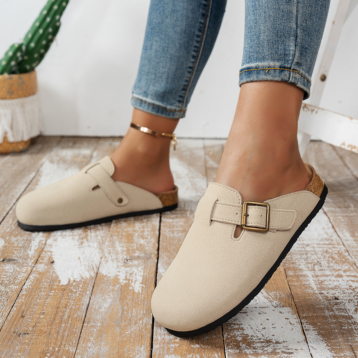 Women Slippers New Non Slip Fl - Outdoor Lighting Round ulasan dan harga