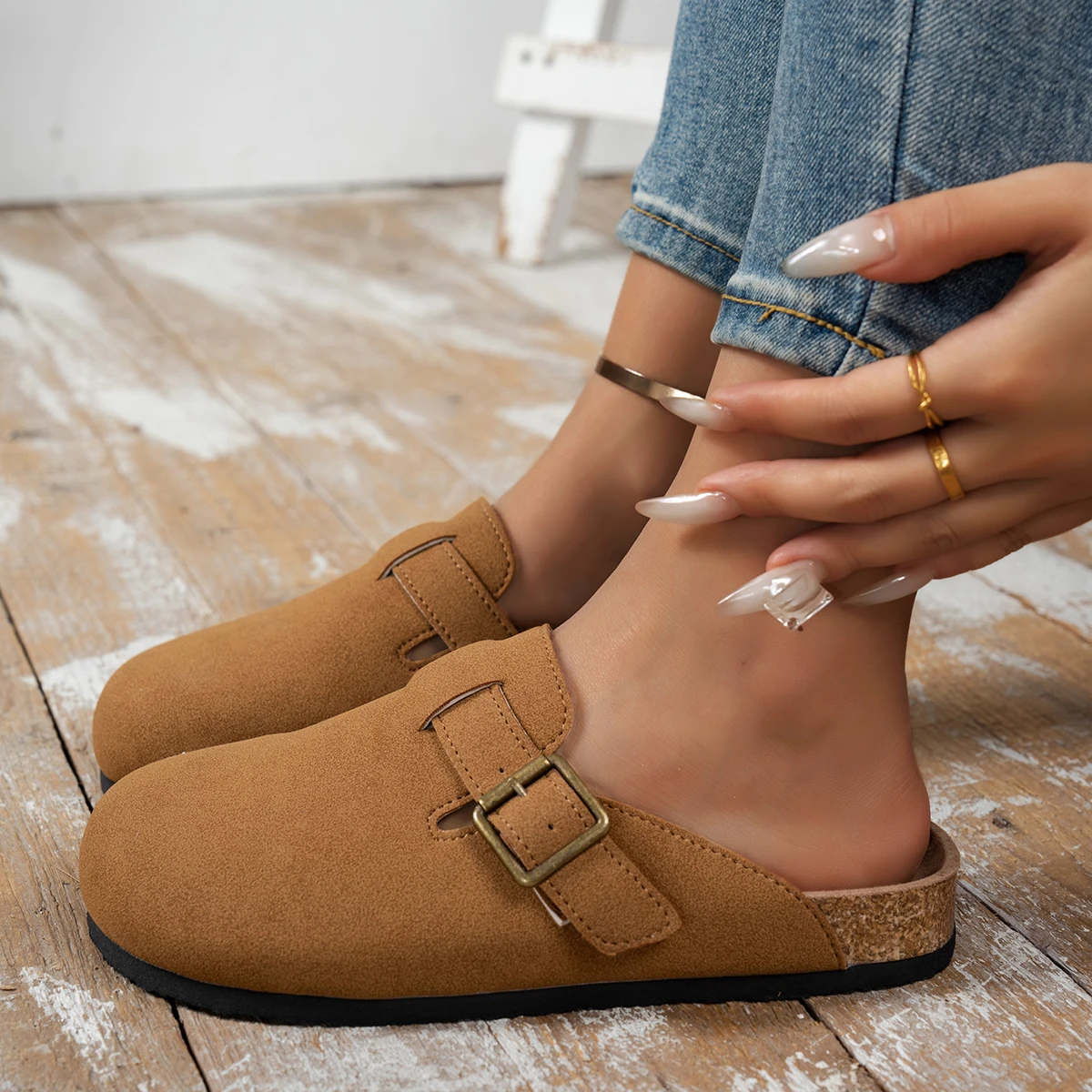 Women Slippers New Non Slip Fl - Outdoor Lighting Round ulasan dan harga