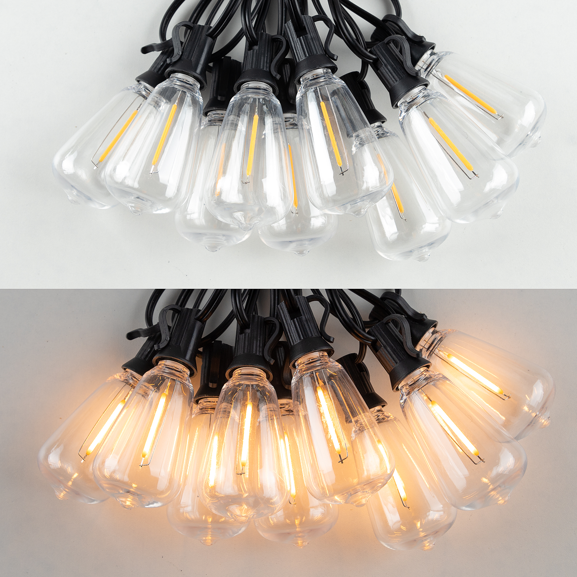 ST38 String Lights Outdoor Gar - Outdoor Lighting Sconce ulasan dan harga