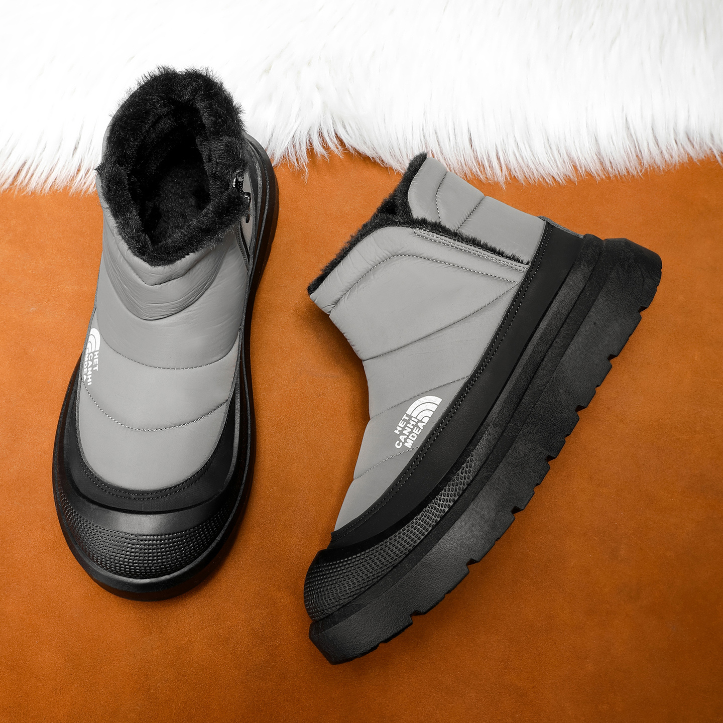 Winter Shoes Men 2026  Fur War - Outdoor Lighting Round ulasan dan harga