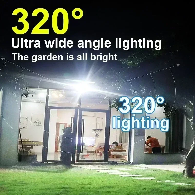 12000LM Powerful Solar Wall La - Outdoor Lighting Sconce ulasan dan harga