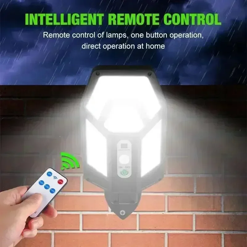 12000LM Powerful Solar Wall La - Outdoor Lighting Sconce ulasan dan harga