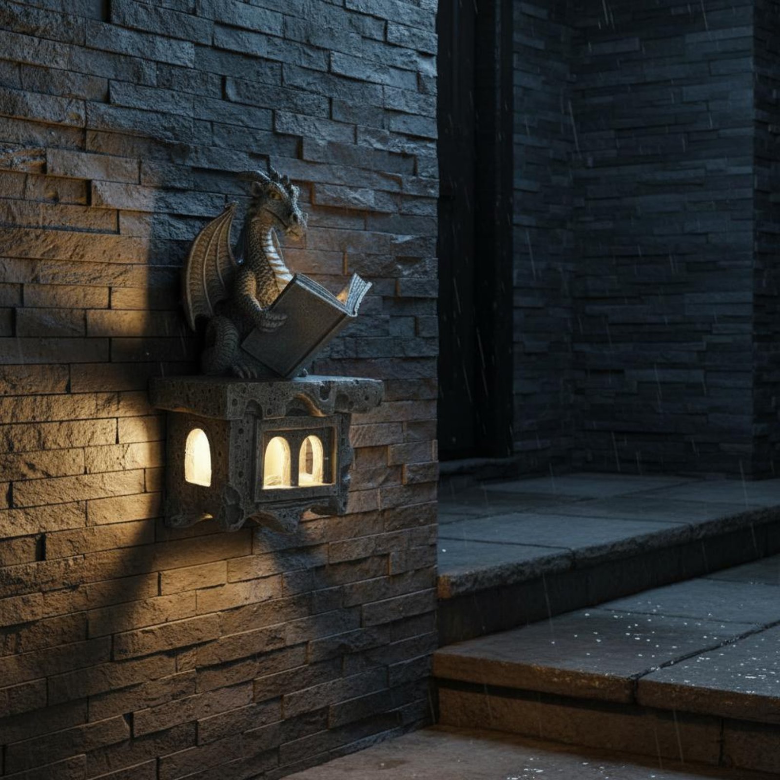 Solar Wyvern Wall Shine Auto O - Outdoor Lighting Ip65 ulasan dan harga