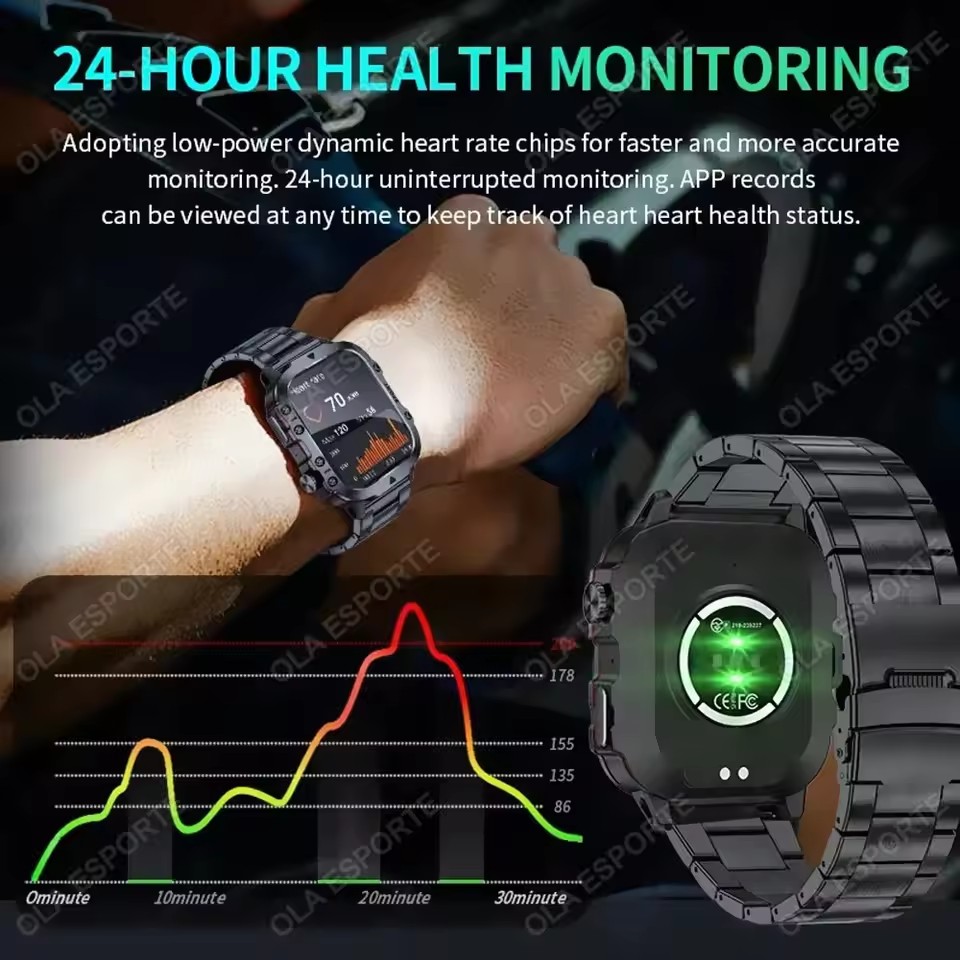 2026 New Military Smart Watch  - Outdoor Lighting Perspectives ulasan dan harga