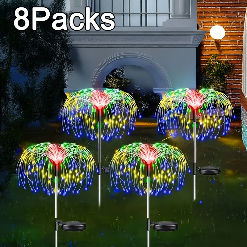 8-Mode Solar Firework Lights w - Outdoor Lighting For Photography ulasan dan harga