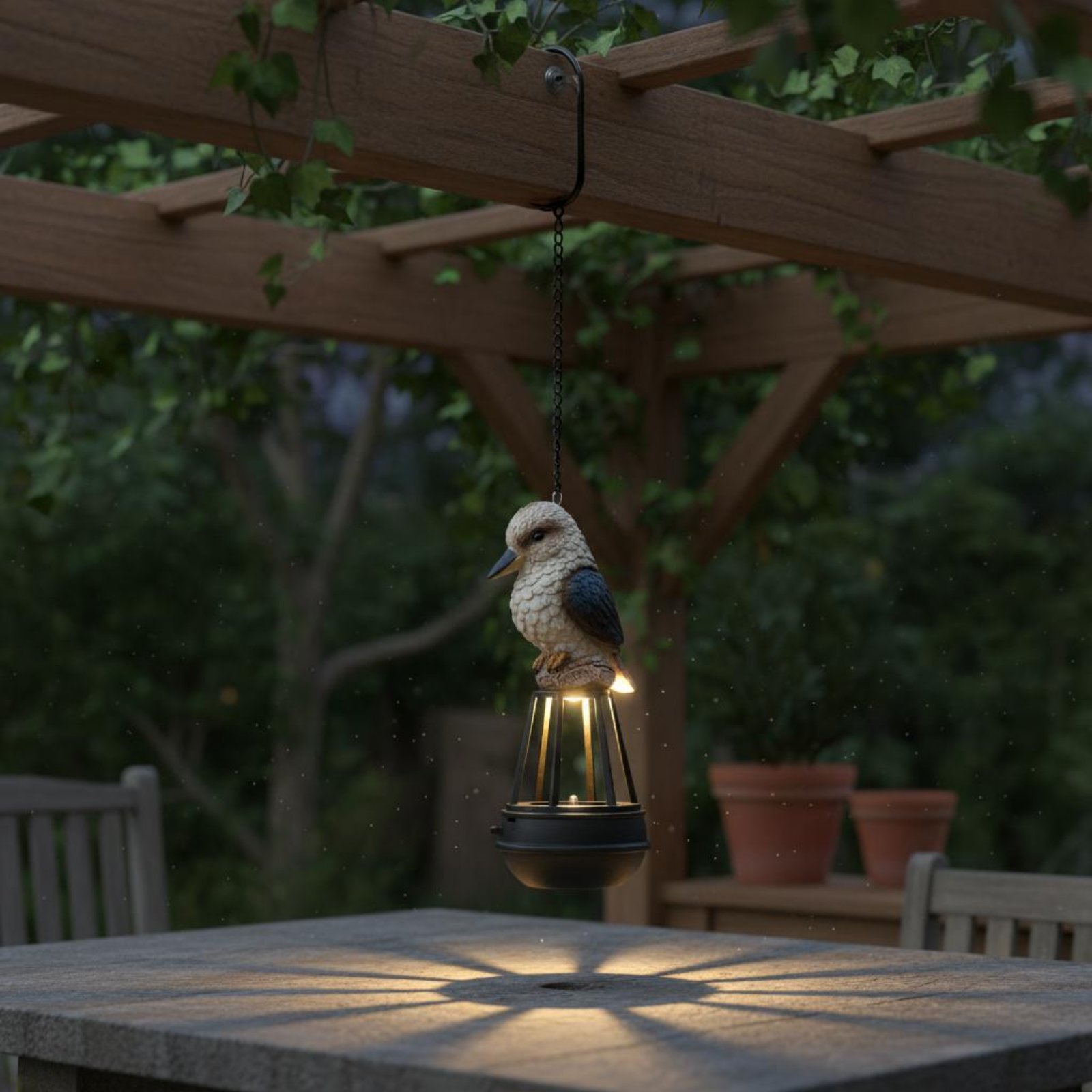 Solar Avian Hanging Lamp Weath - Outdoor Lighting Ip65 ulasan dan harga