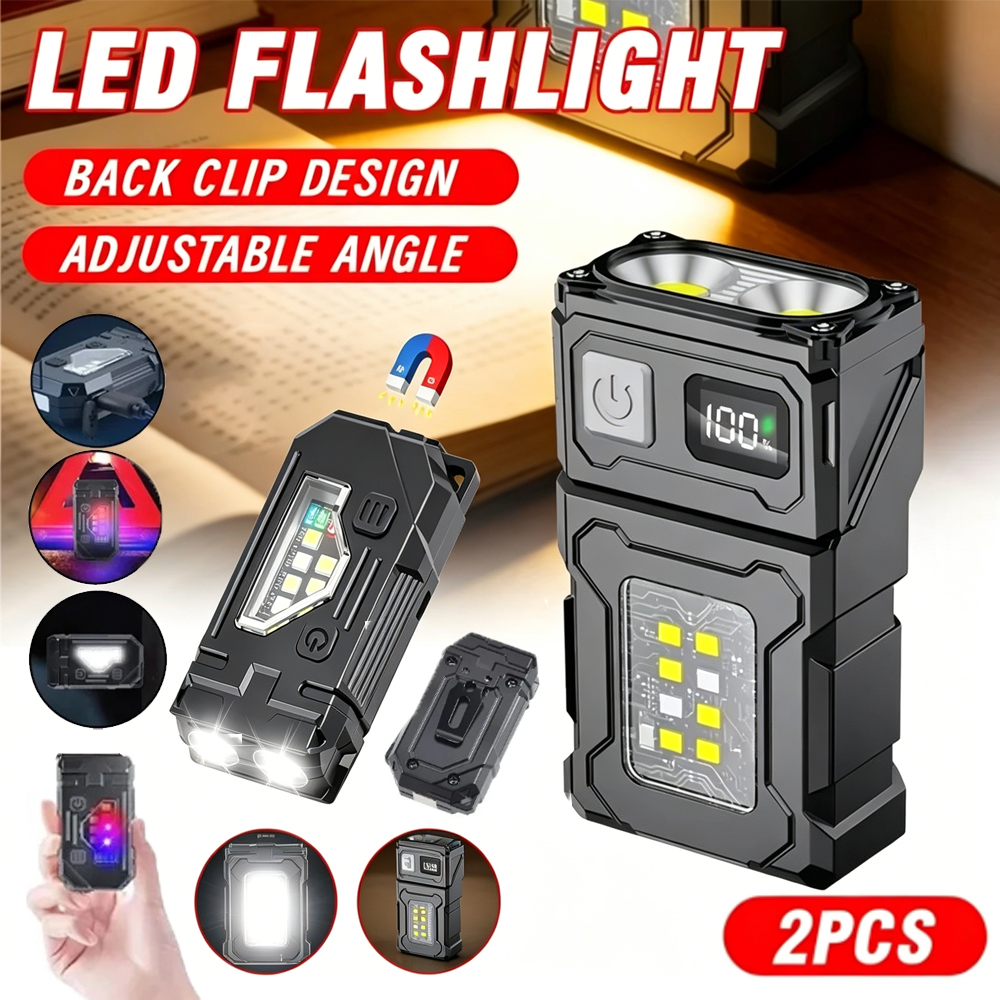 Mini USB Recharge LED Flashlig - Zinc Outdoor Lighting ulasan dan harga