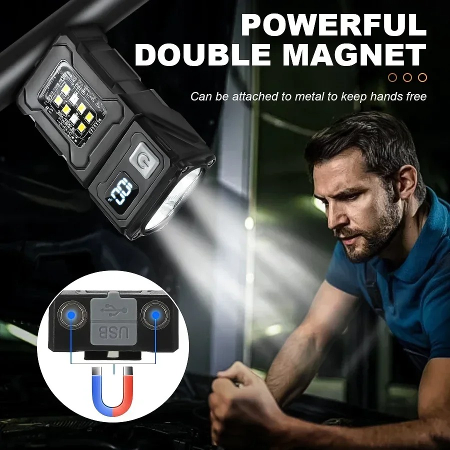 Mini USB Recharge LED Flashlig - Zinc Outdoor Lighting ulasan dan harga