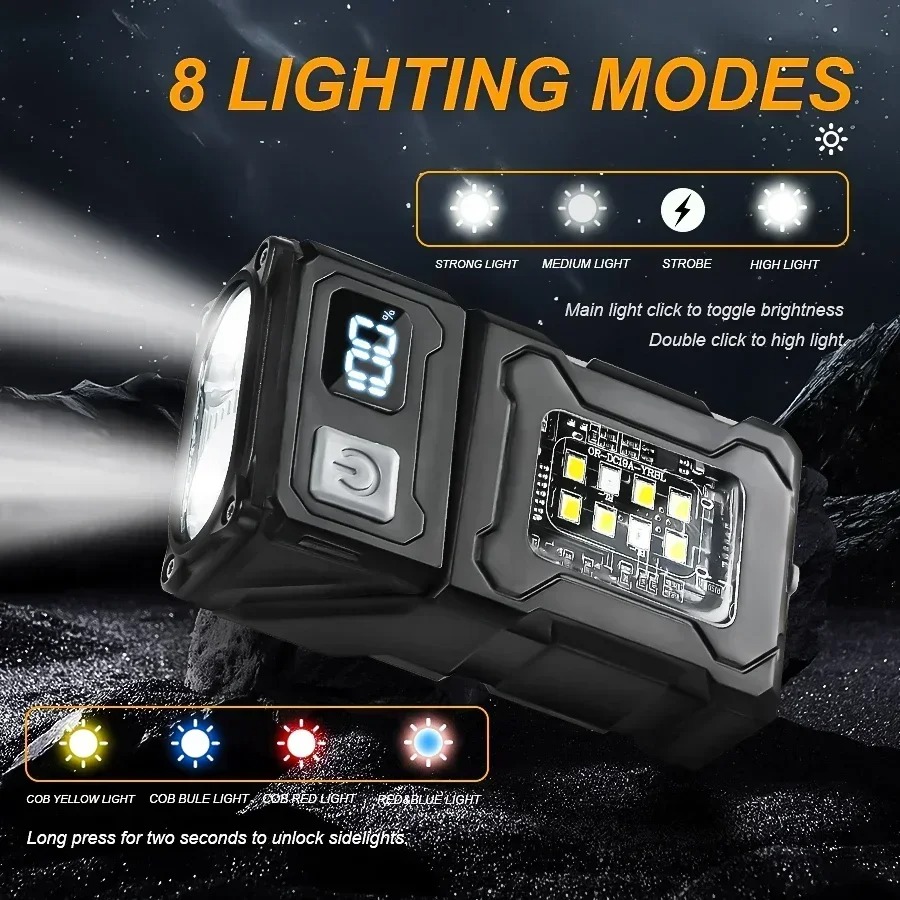 Mini USB Recharge LED Flashlig - Zinc Outdoor Lighting ulasan dan harga