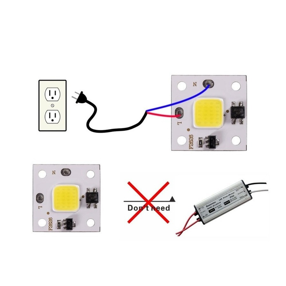 10W COB module 220V LED Chip D - Outdoor Lighting Sconce ulasan dan harga