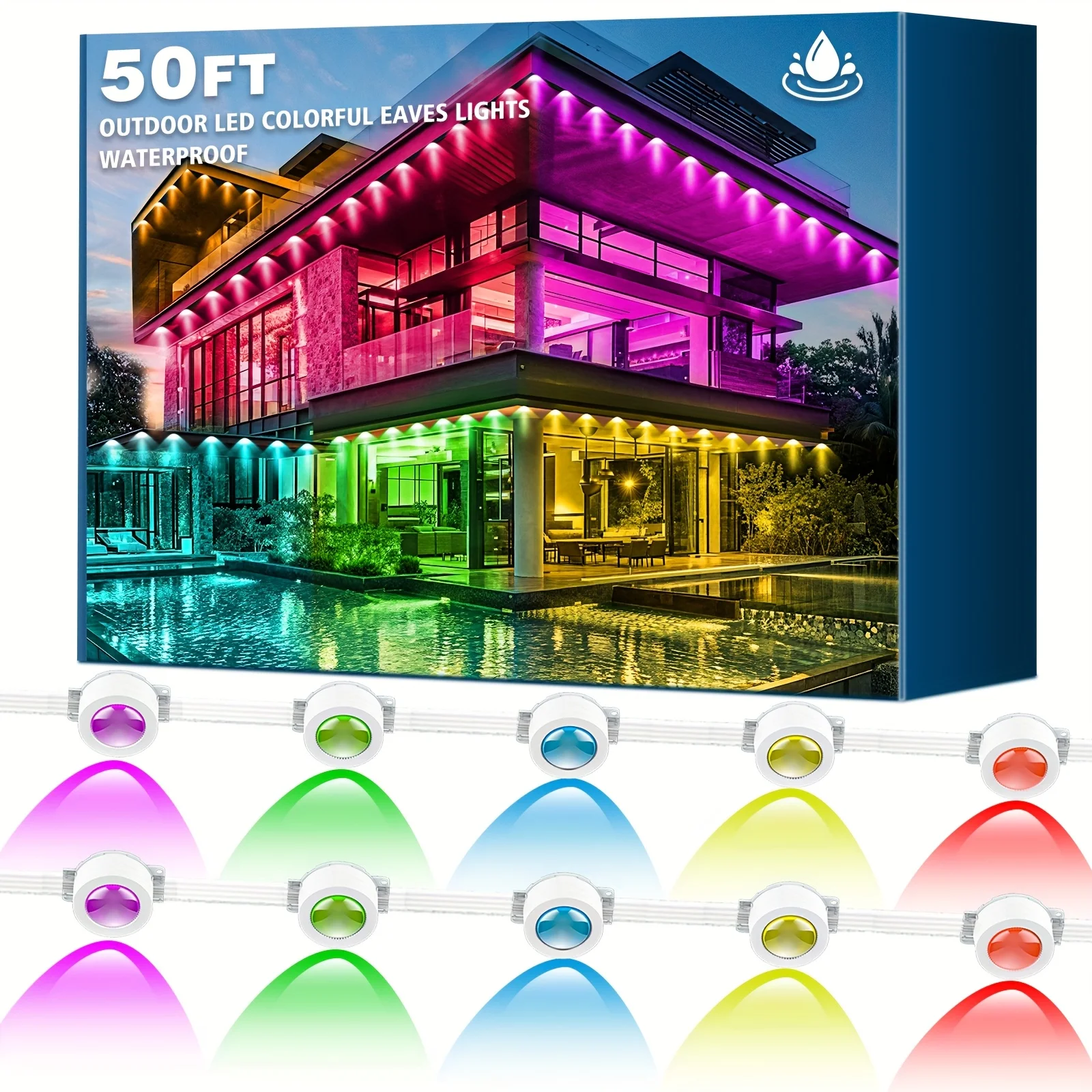 500 Feet, 250 Bulbs, IP67 Wate - Solar Path Light ulasan dan harga