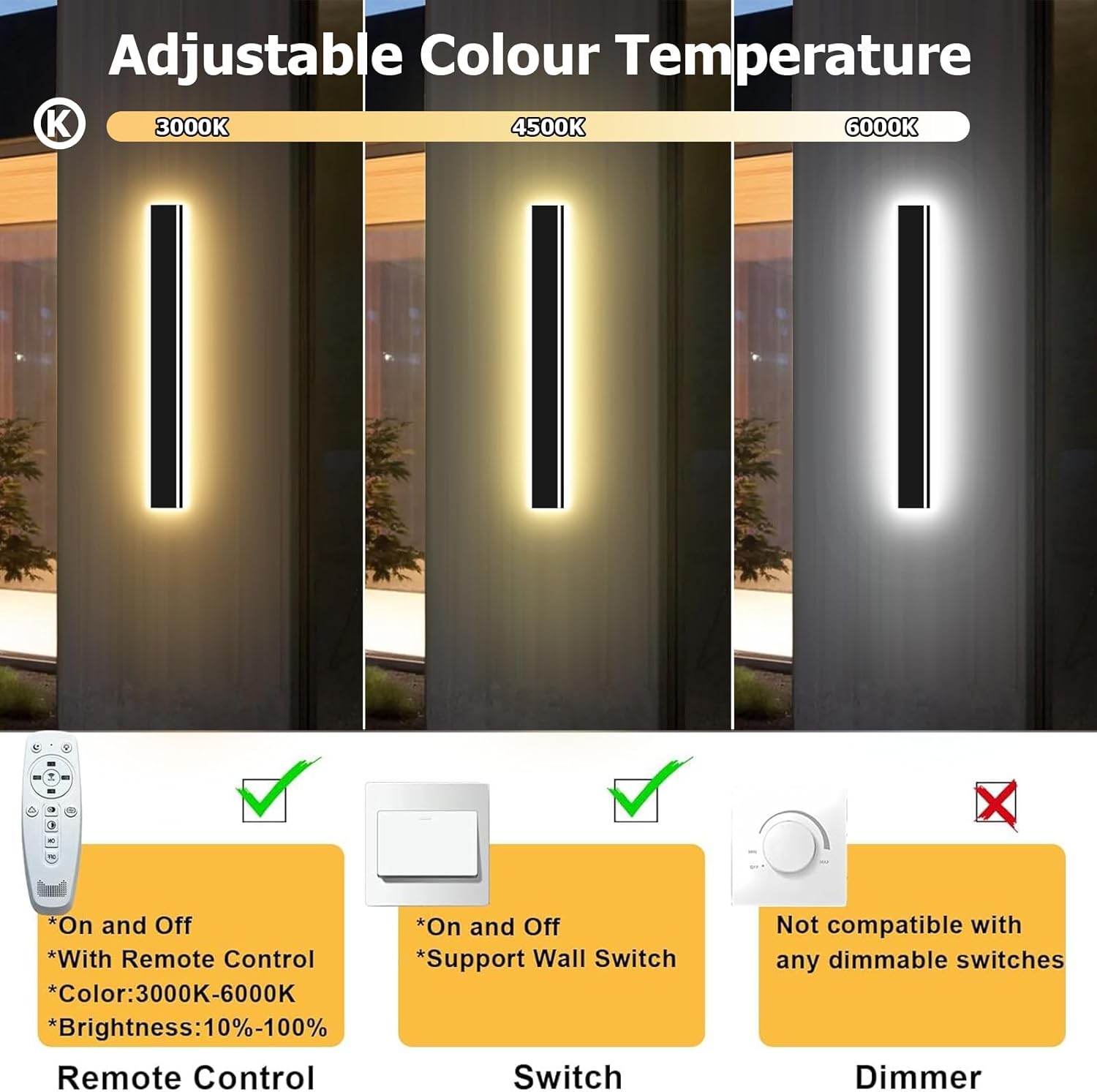 47inch 2pcs Modern Outdoor Wal - Outdoor Lighting Sconce ulasan dan harga