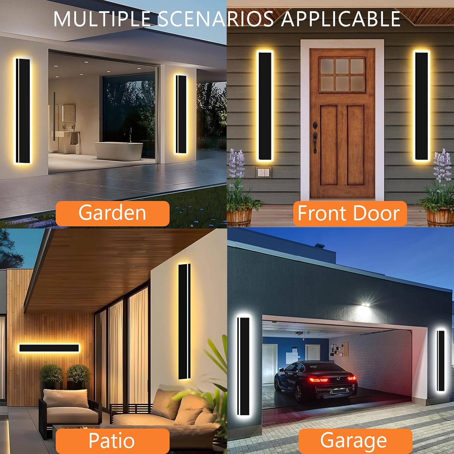 47inch 2pcs Modern Outdoor Wal - Outdoor Lighting Sconce ulasan dan harga