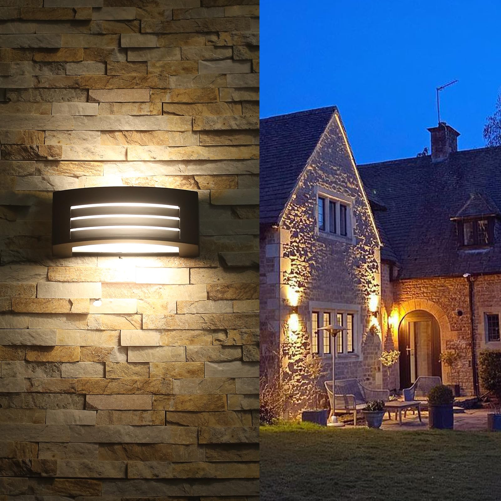 Outdoor Wall Light, Aluminum E - Outdoor Lighting Mains Powered ulasan dan harga