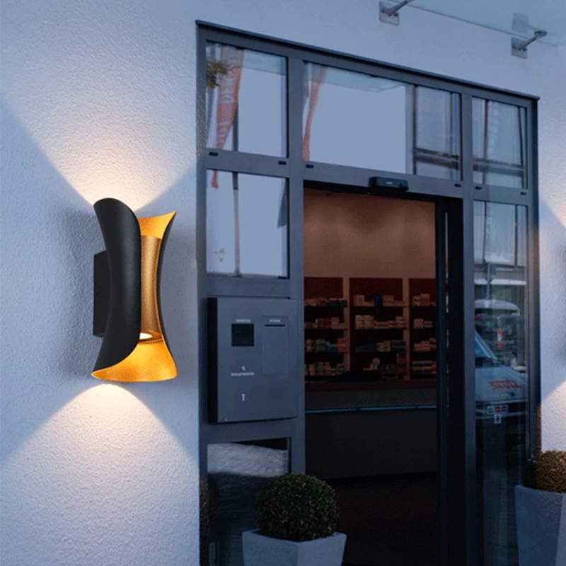 LED Wall Lamp 10W Aluminum IP6 - Outdoor Lighting Sconce ulasan dan harga