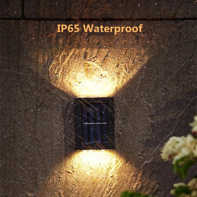 Solar LED Outdoor Light Solar  - Outdoor Lighting Sconce ulasan dan harga