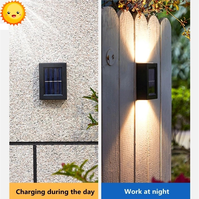 Solar LED Outdoor Light Solar  - Outdoor Lighting Sconce ulasan dan harga