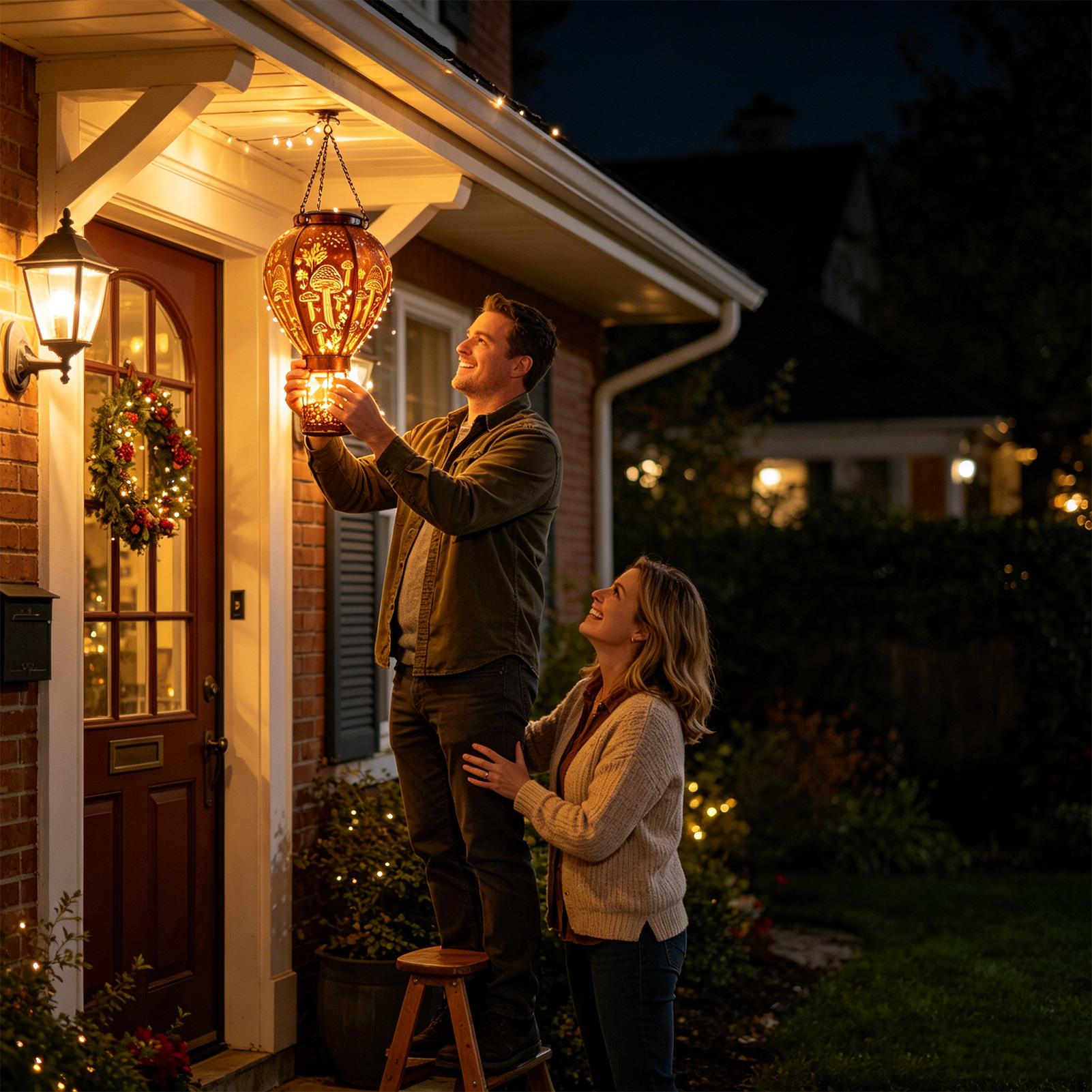 Hot Air Balloon Solar Light Hu - Solar Path Light ulasan dan harga