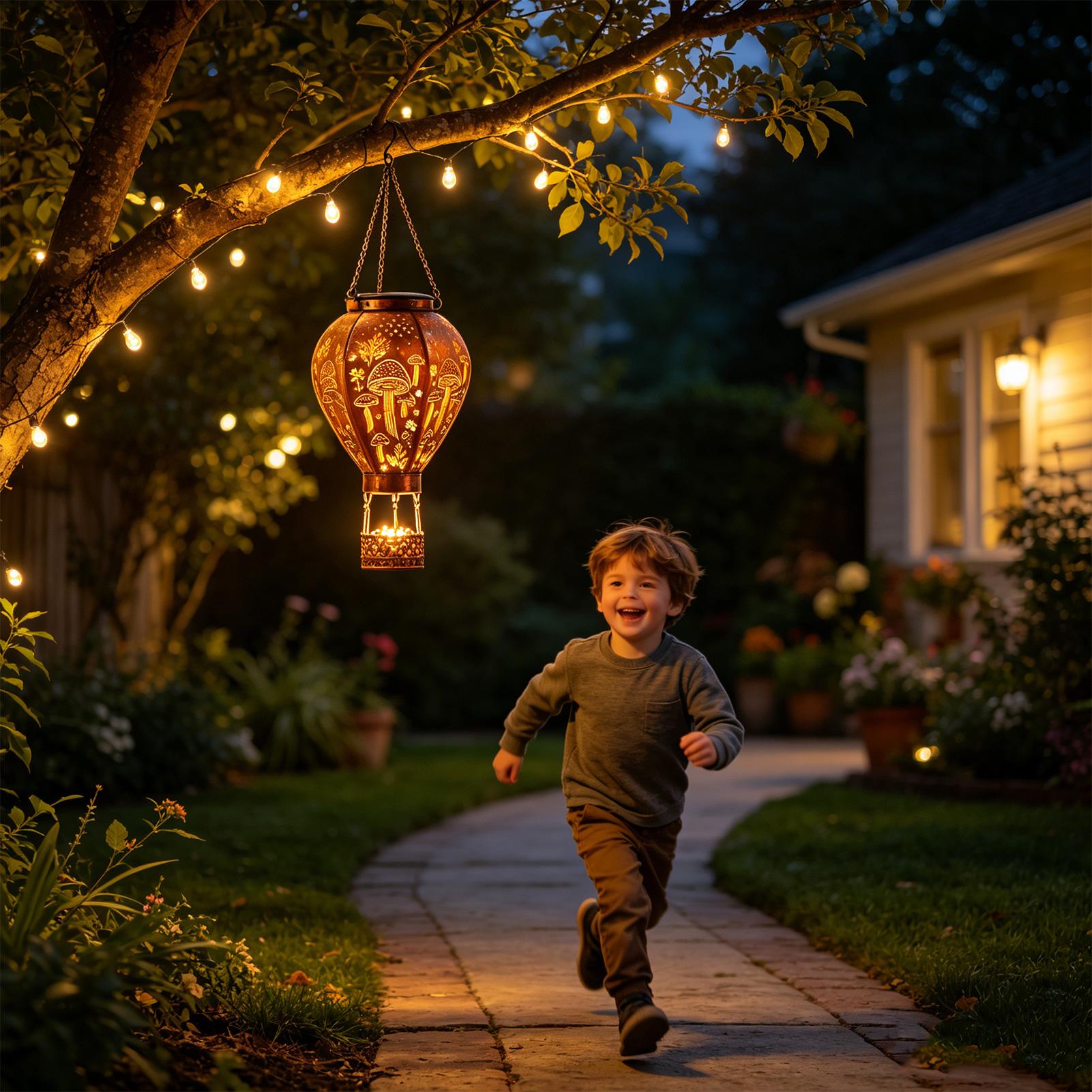 Hot Air Balloon Solar Light Hu - Solar Path Light ulasan dan harga