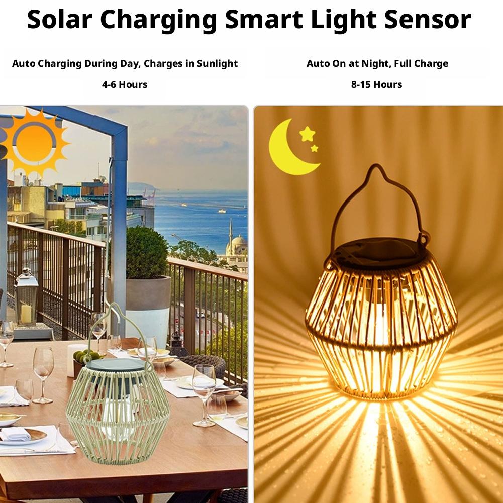 IP65 Waterproof Solar Rattan L - Outdoor Lighting Ip65 ulasan dan harga