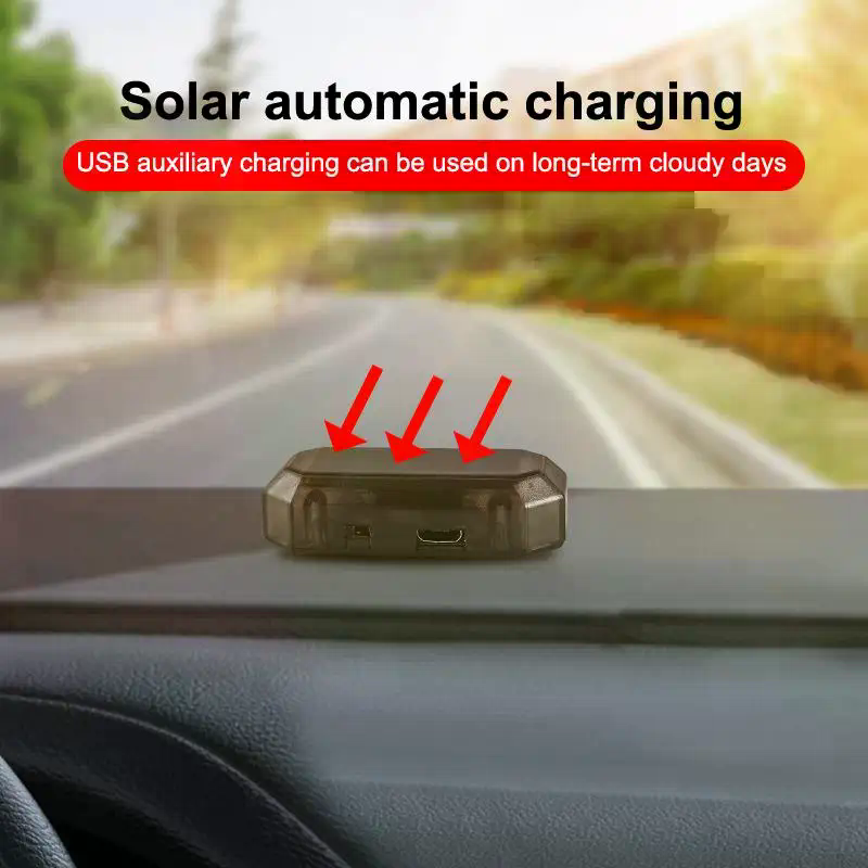 Car Mini LED Solar Power Warni - Outdoor Lighting Wireless ulasan dan harga