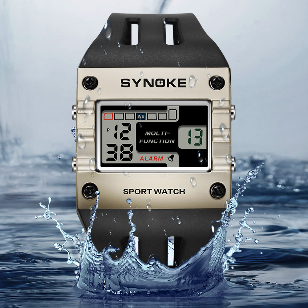 SYNOKE Digital Watch Men Sport - Outdoor Lighting Trends ulasan dan harga