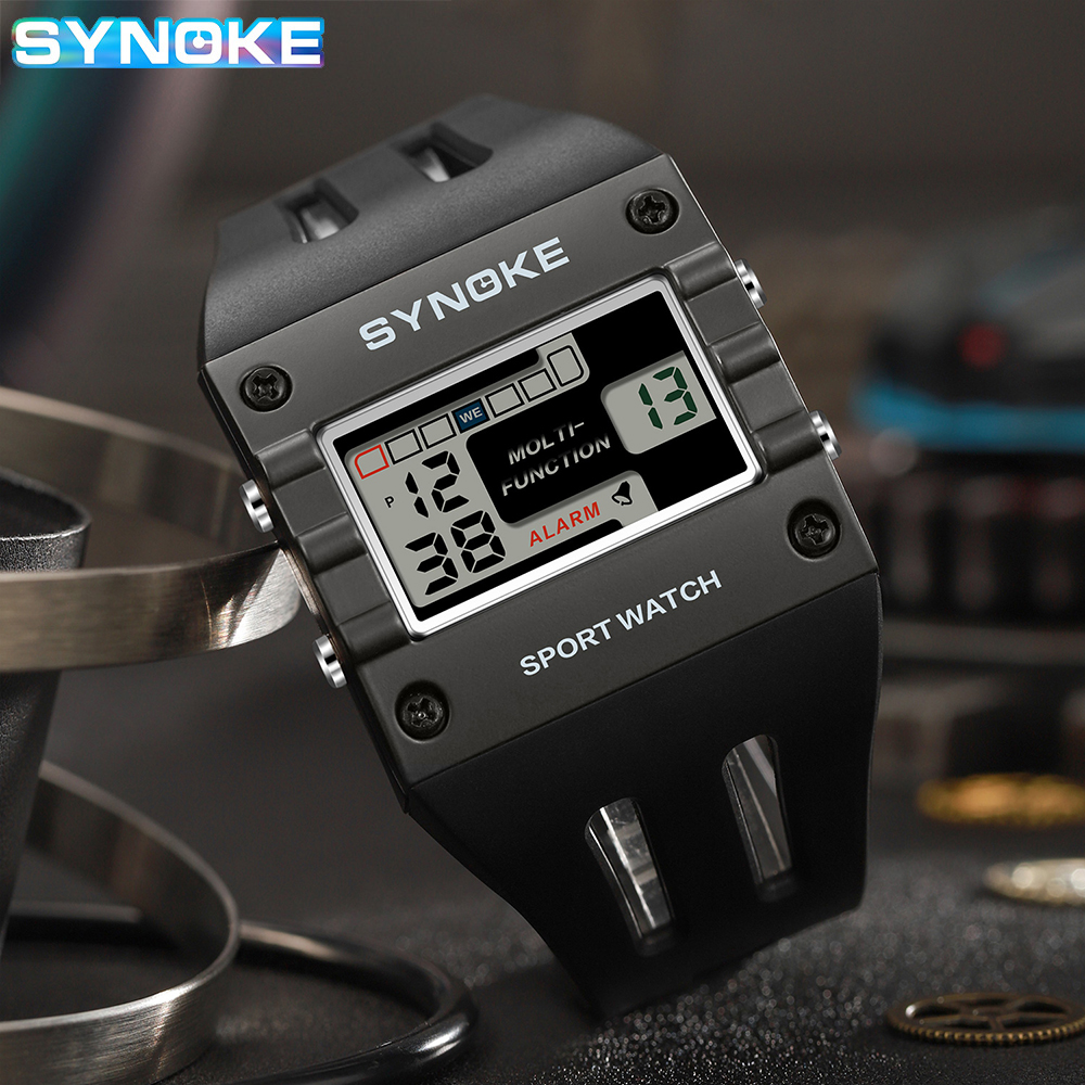 SYNOKE Digital Watch Men Sport - Outdoor Lighting Trends ulasan dan harga