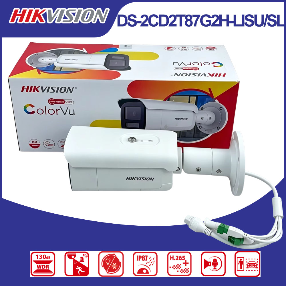 Hikvision DS-2CD2T87G2H-LISU/S - Outdoor Lighting Mains Powered ulasan dan harga