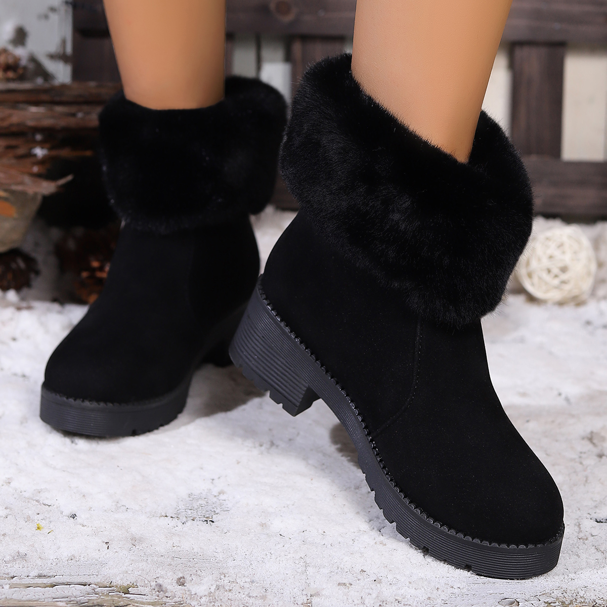 Winter Women Ankle Boots 2025  - Outdoor Lighting Round ulasan dan harga