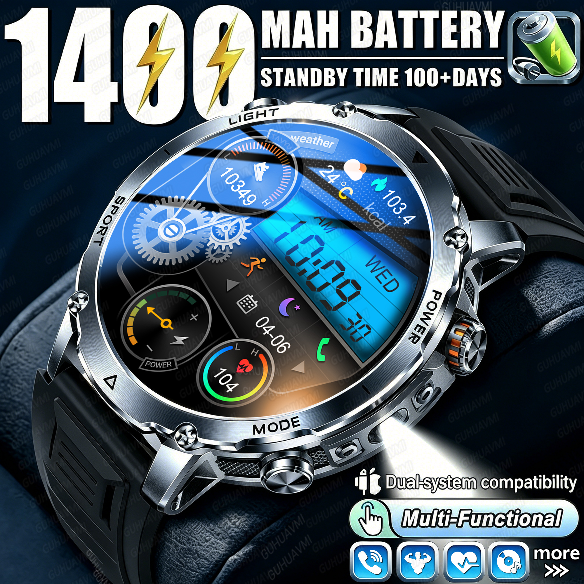 Newly Durable 1400mAh Large Ba - Outdoor Lighting Perspectives ulasan dan harga