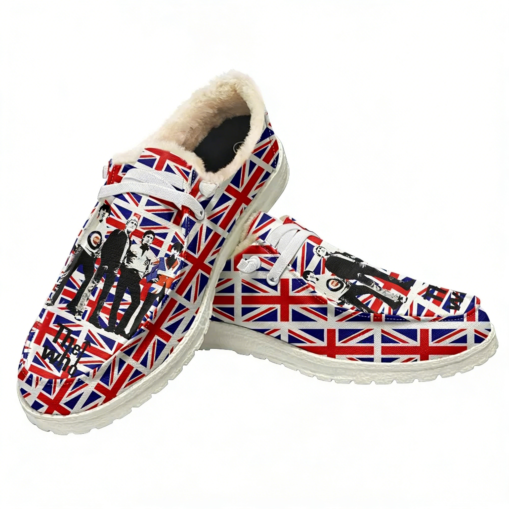 The Who Velvet Flat Shoes Mens - Outdoor Lighting Round ulasan dan harga