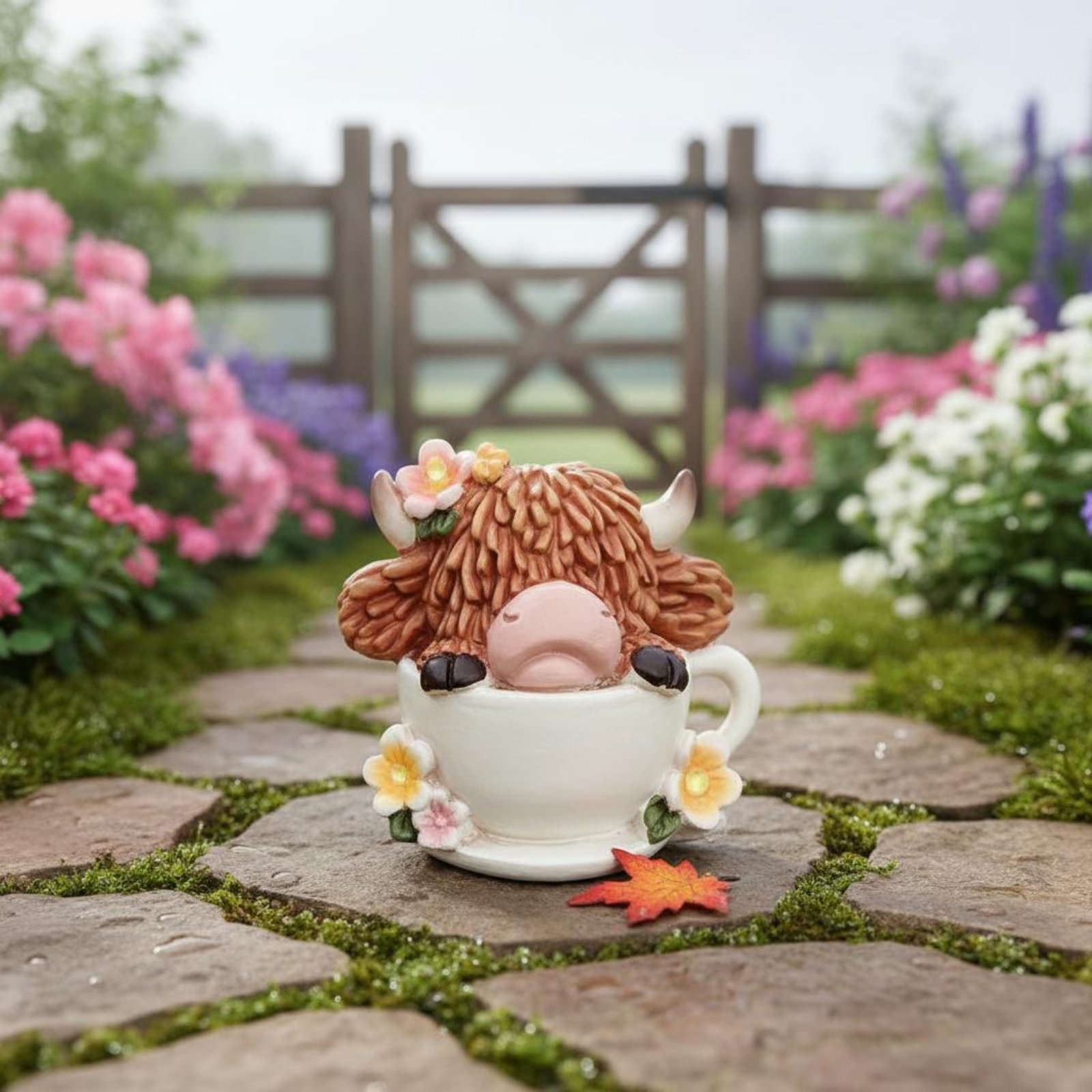 Highland Cow Garden Light Resi - Outdoor Lighting Ip65 ulasan dan harga