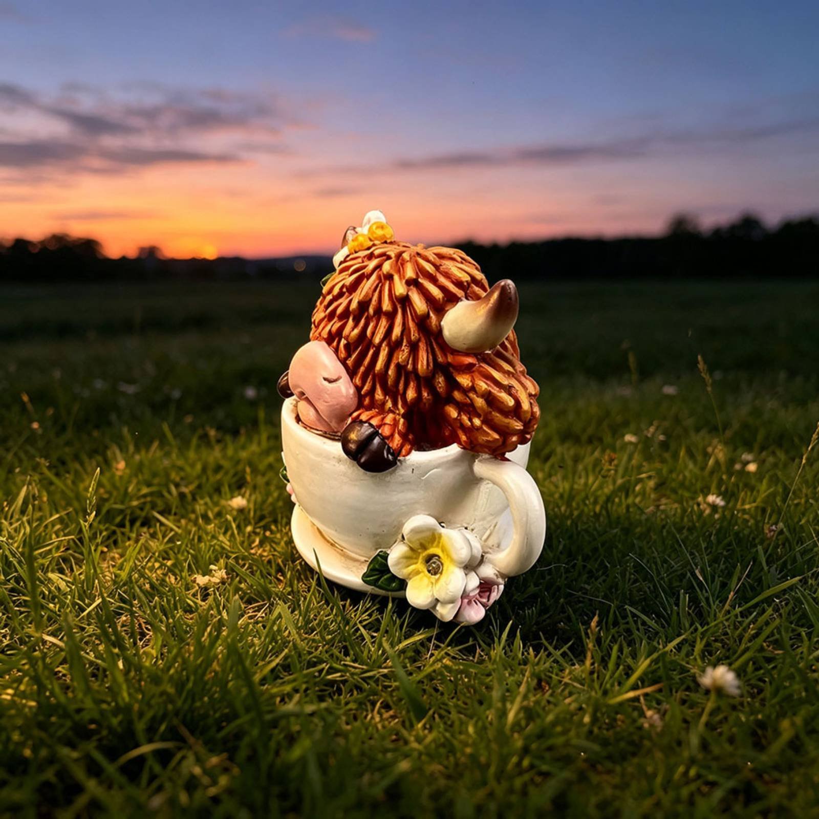Highland Cow Garden Light Resi - Outdoor Lighting Ip65 ulasan dan harga