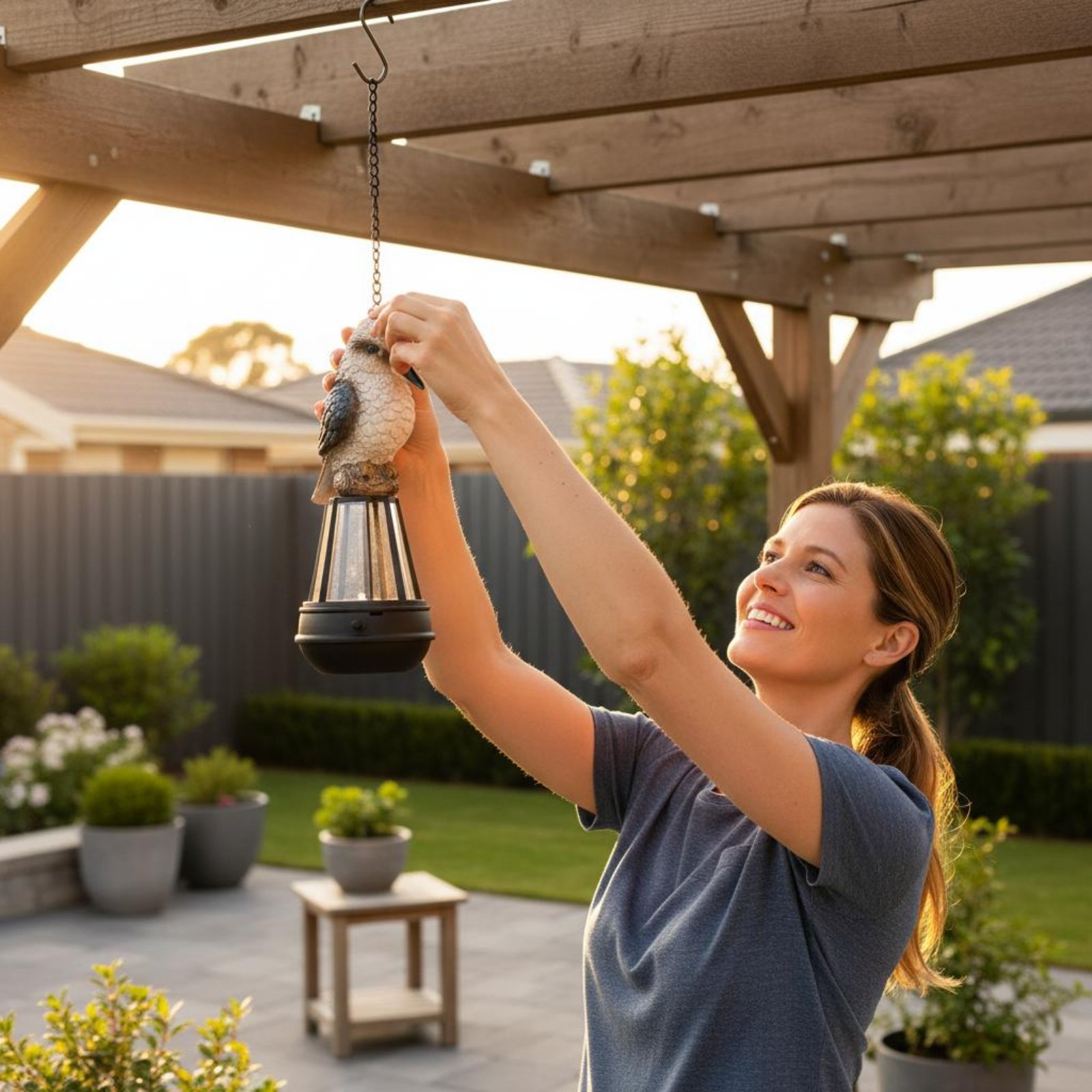 Solar Avian Hanging Lamp Energ - Outdoor Lighting Ip65 ulasan dan harga