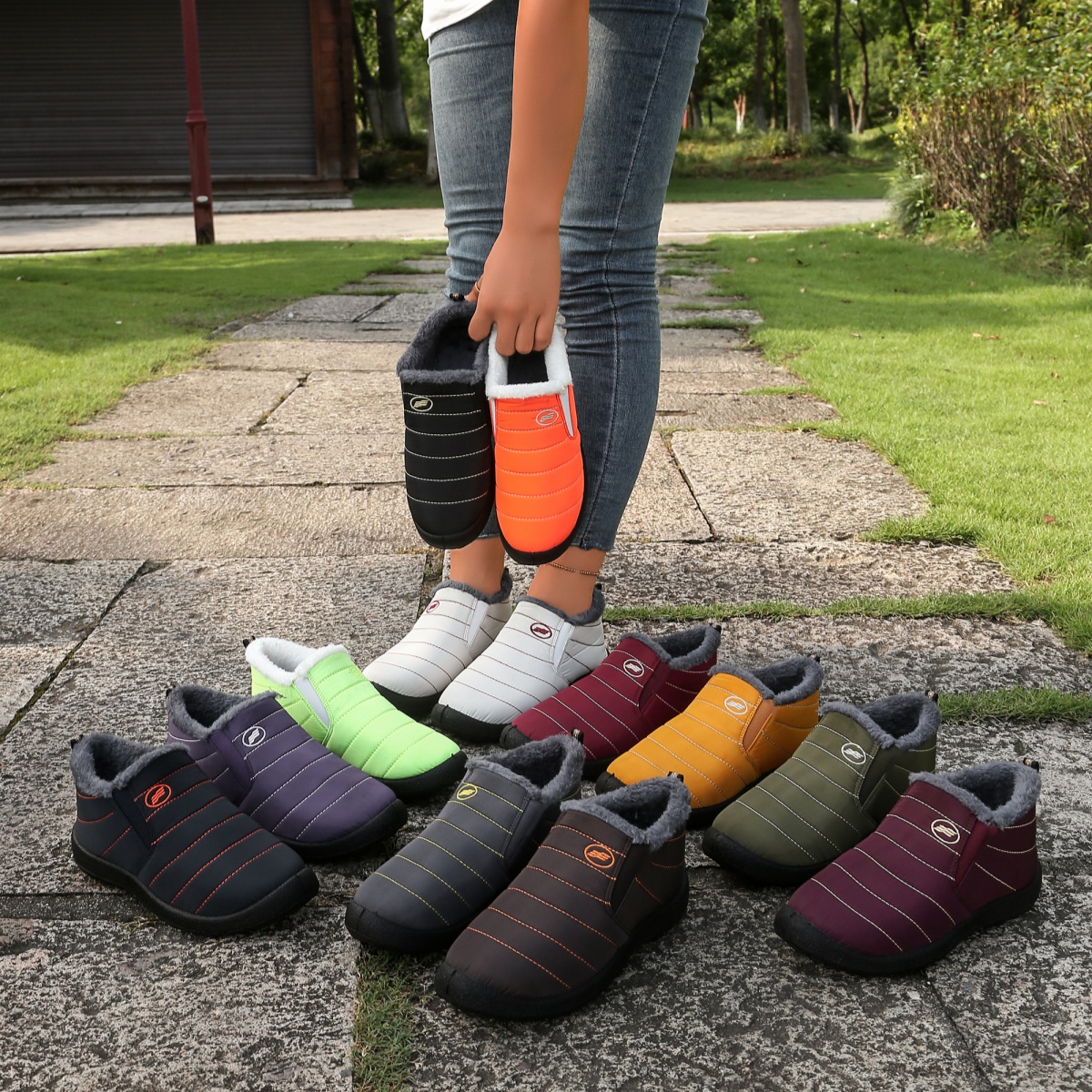 Men's Fur Lined Waterproof Sno - Outdoor Lighting Round ulasan dan harga