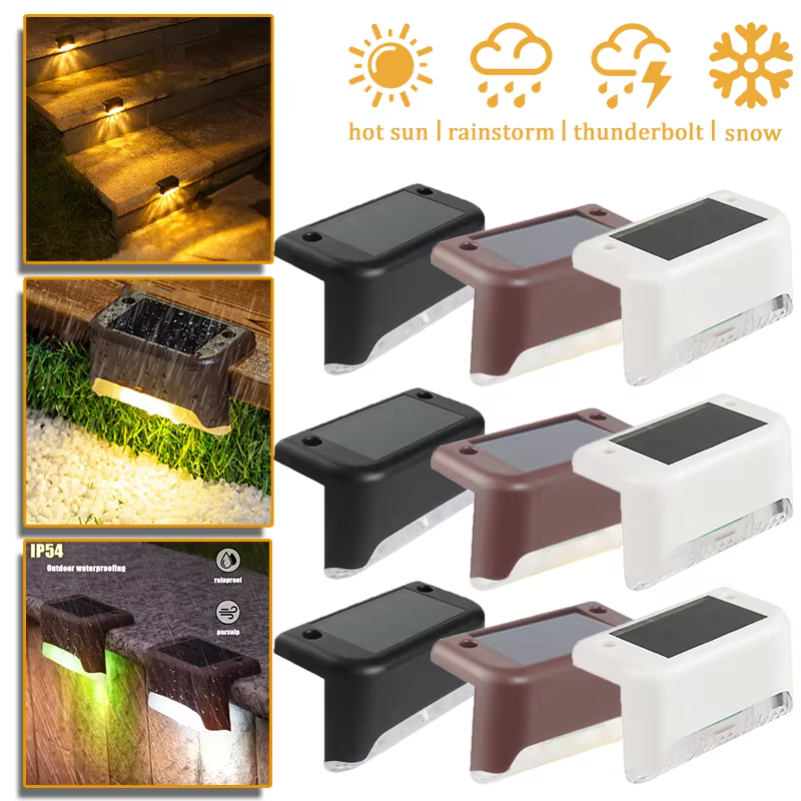 Outdoor Solar Step Lights Warm - Solar Path Light ulasan dan harga